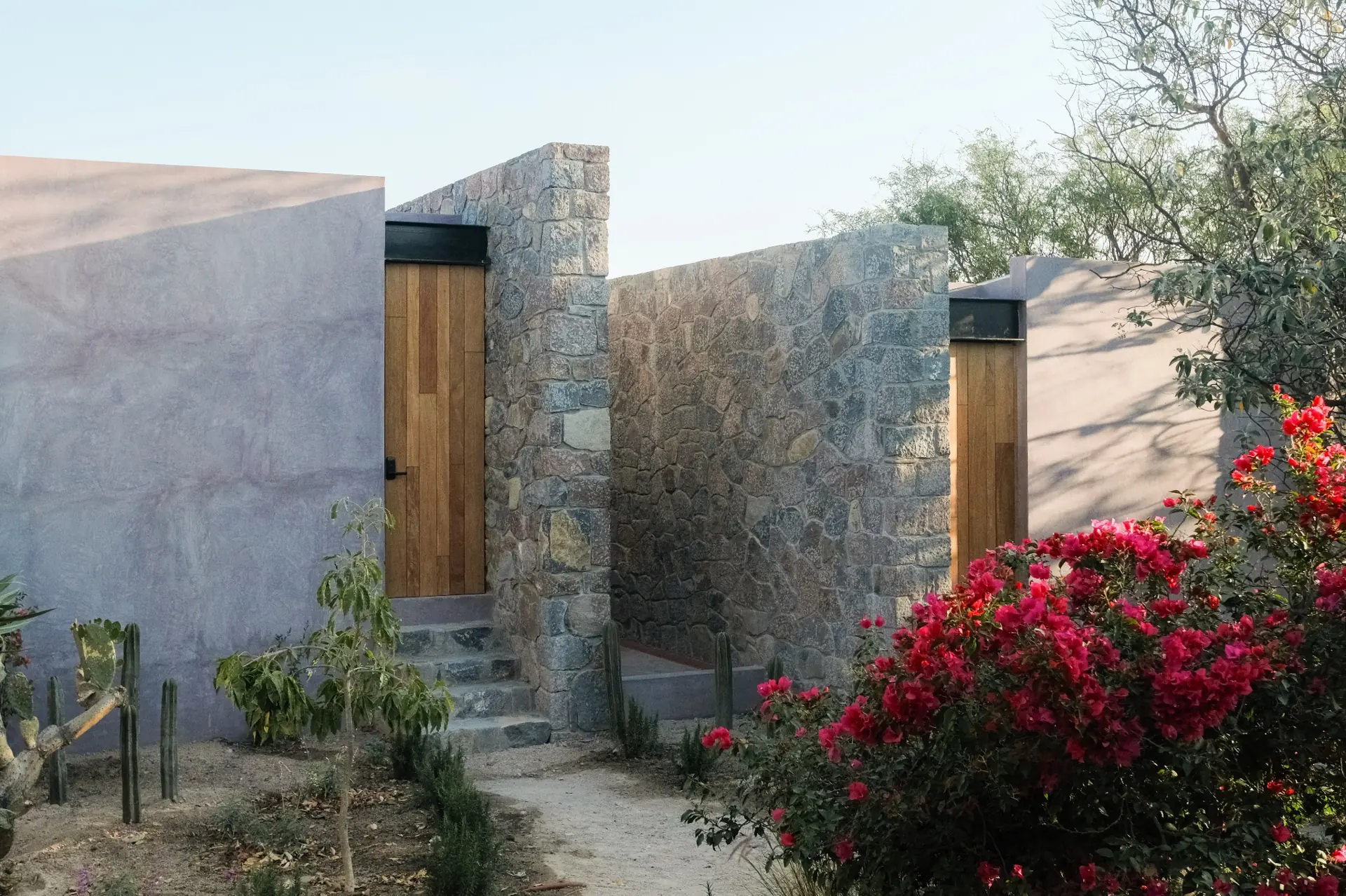 Casa X · Exterior de habitaciones